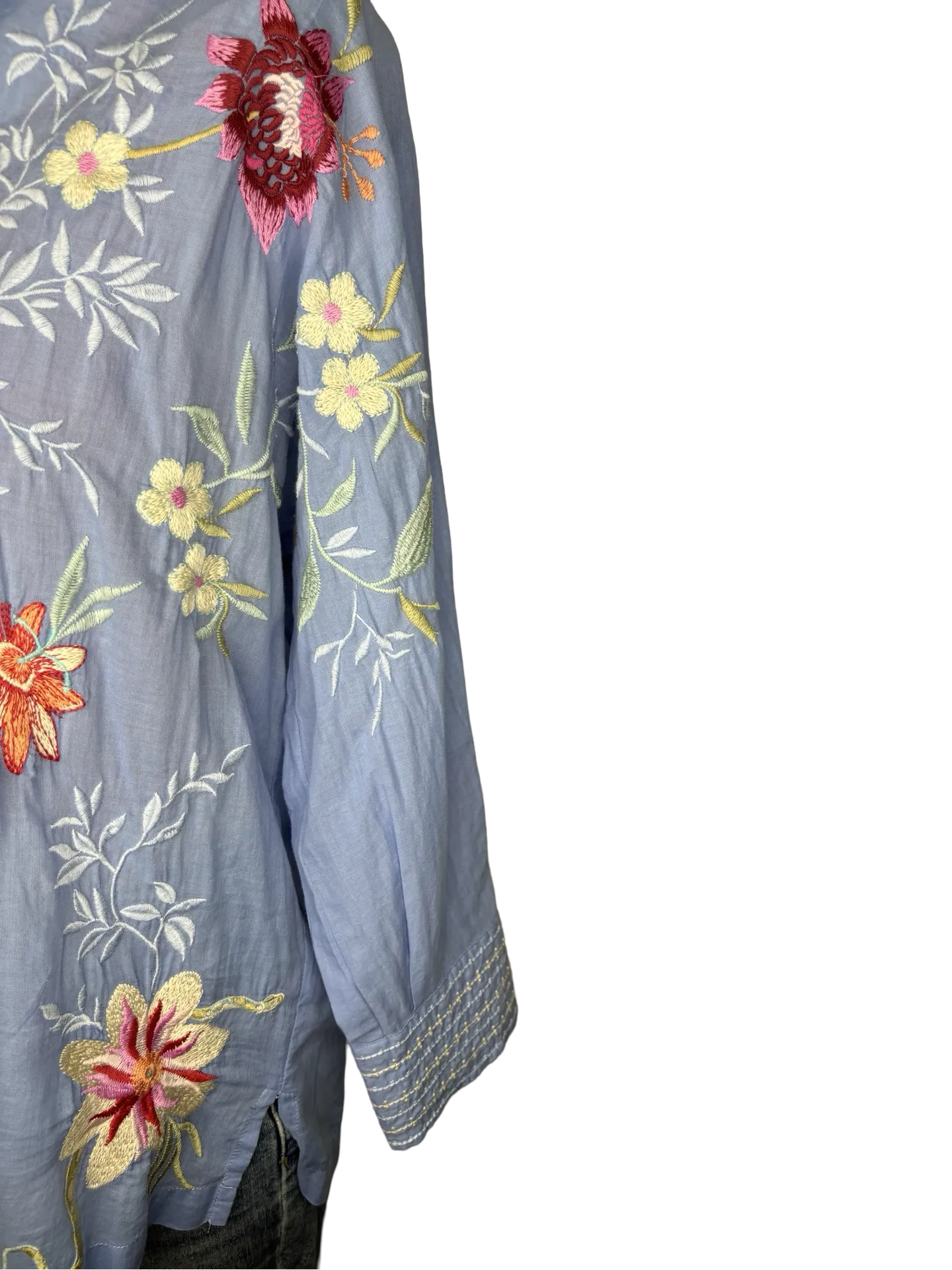 Darcey Pop Over Shirt Blue