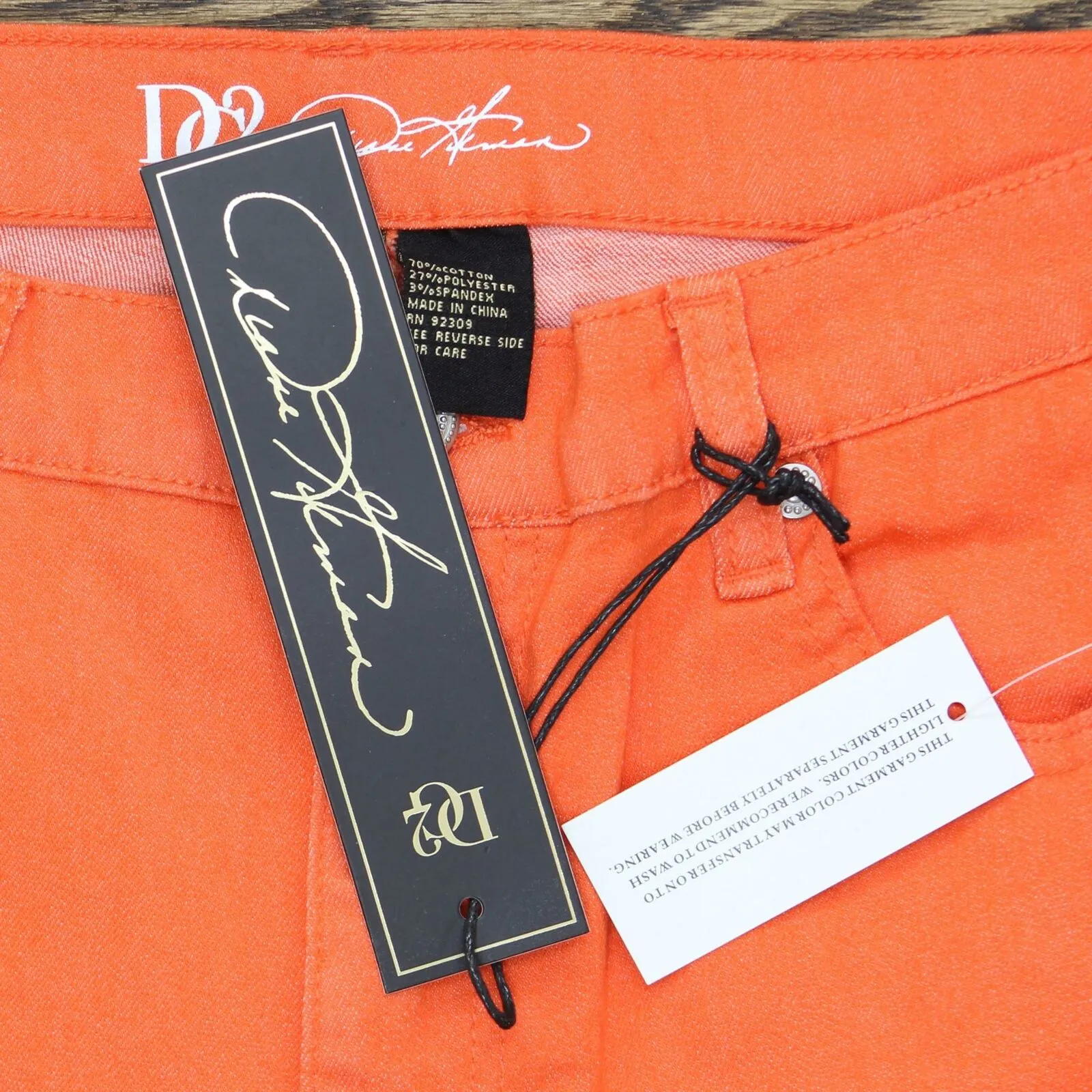 DG2 by Diane Gilman Petite Stretch Printed Hem Skinny Jeans