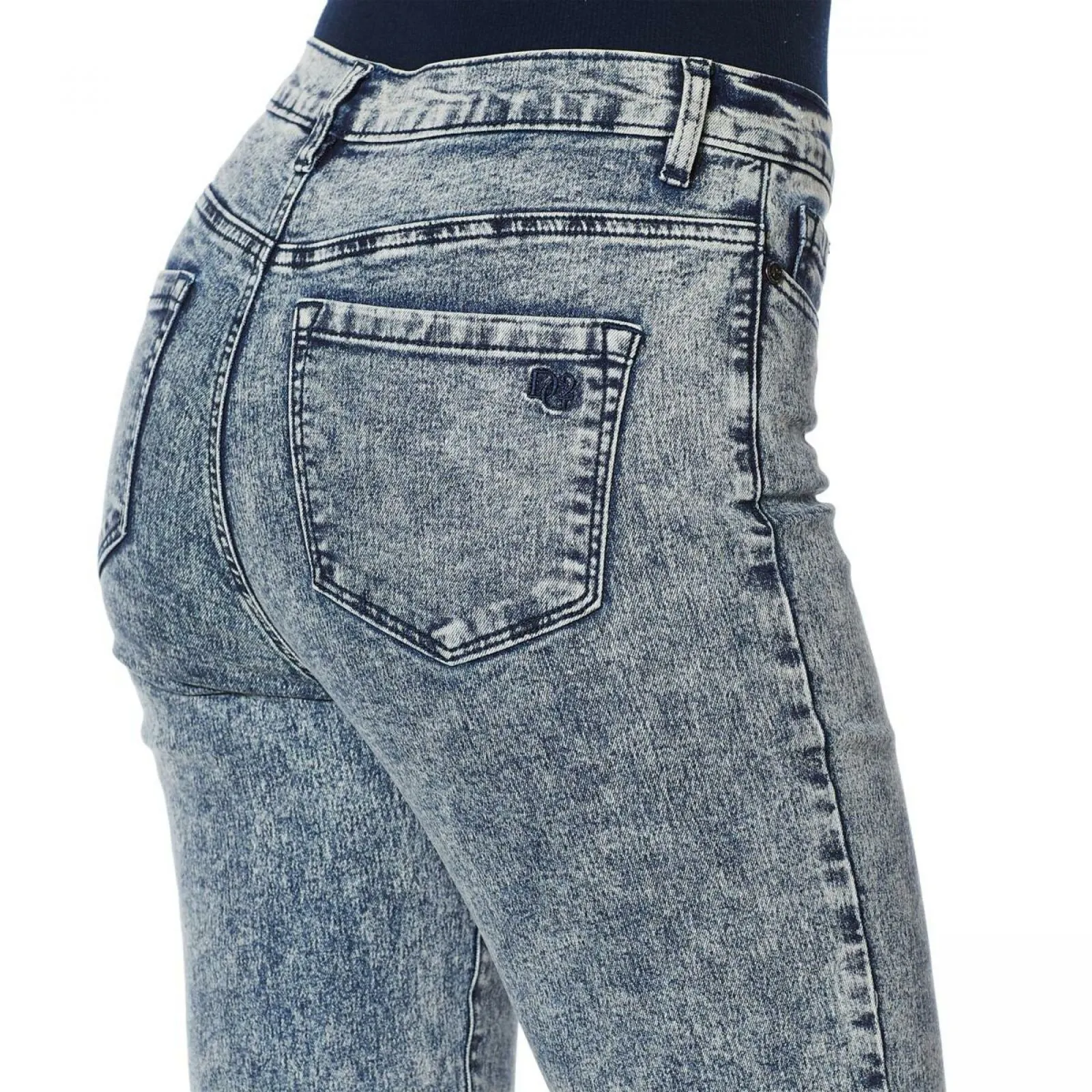 DG2 by Diane Gilman Plus Petite Snow Wash Boot Cut Jeans