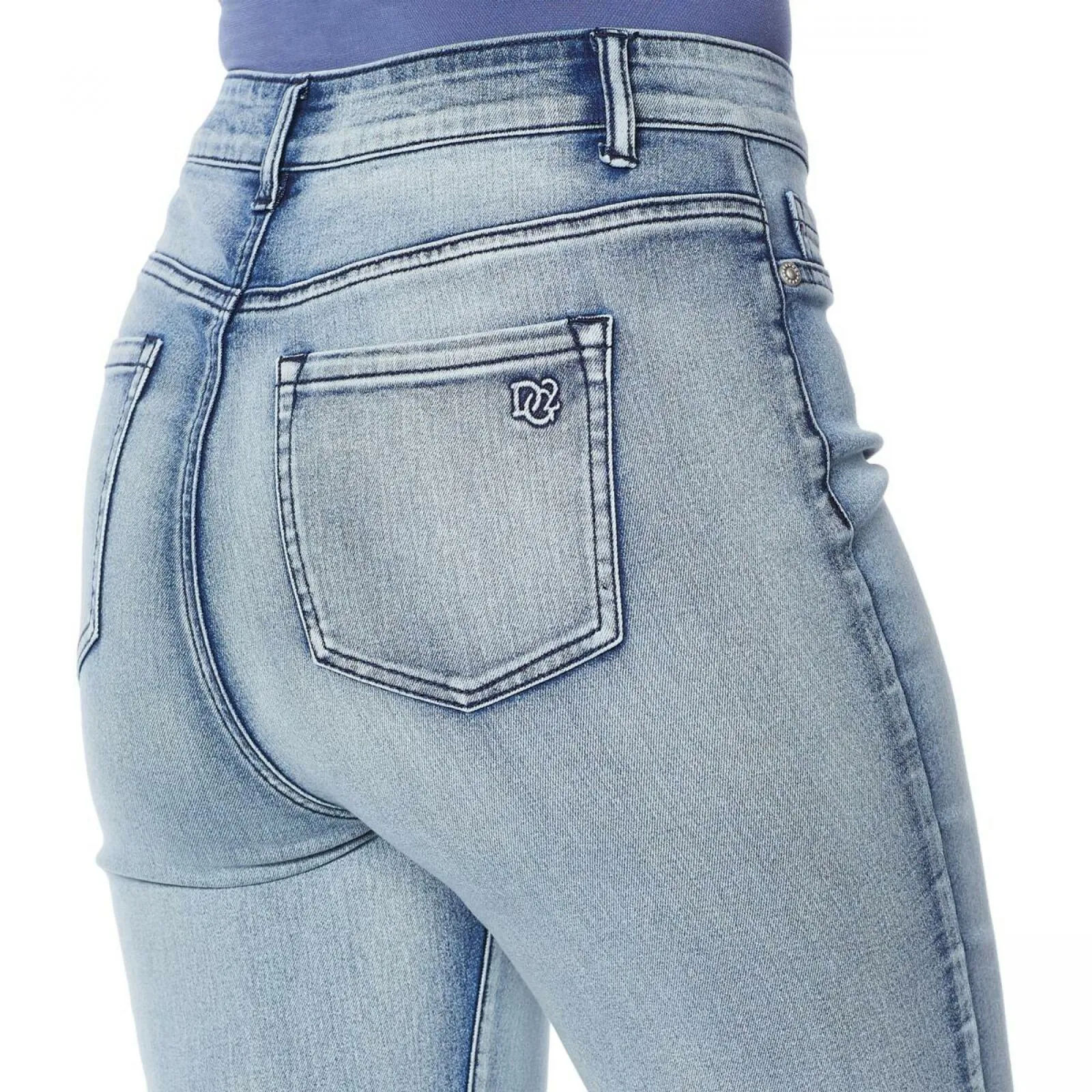 DG2 by Diane Gilman Women's Sorbet Denim Pull On Skinny Jeans