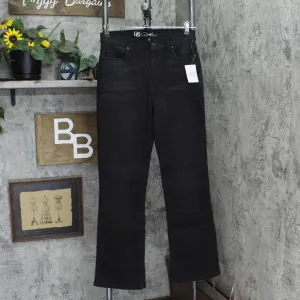 DG2 Womens Virtual Stretch Bootcut Jeans 166c048bce9a63 Black 8
