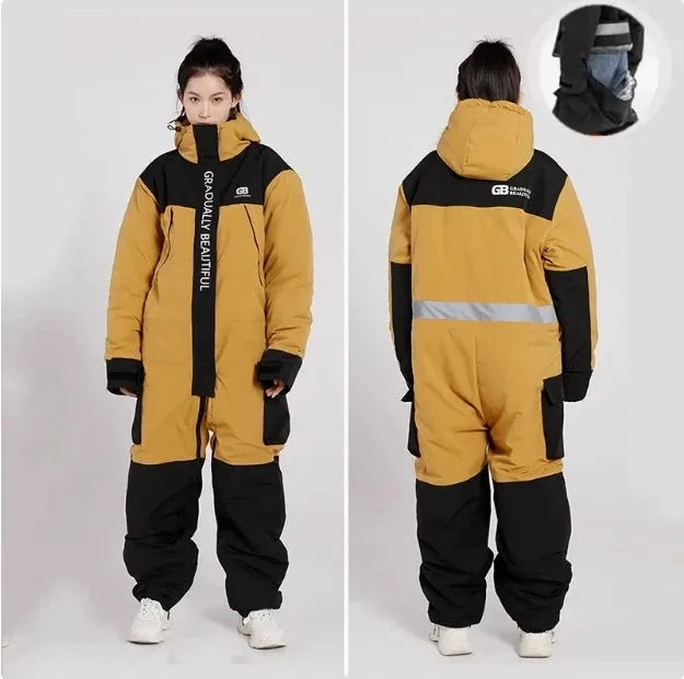 Electric Motorcycle Jacket Winter Windproof Waterproof Warm Snowmobile Jackets Riding Cold-proof Suits couple Fishing Clothes