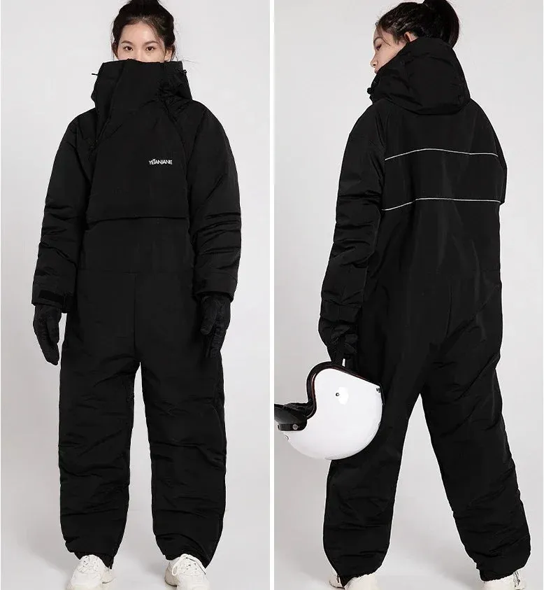 Electric Motorcycle Jacket Winter Windproof Waterproof Warm Snowmobile Jackets Riding Cold-proof Suits couple Fishing Clothes