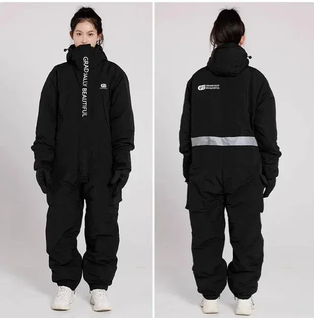 Electric Motorcycle Jacket Winter Windproof Waterproof Warm Snowmobile Jackets Riding Cold-proof Suits couple Fishing Clothes