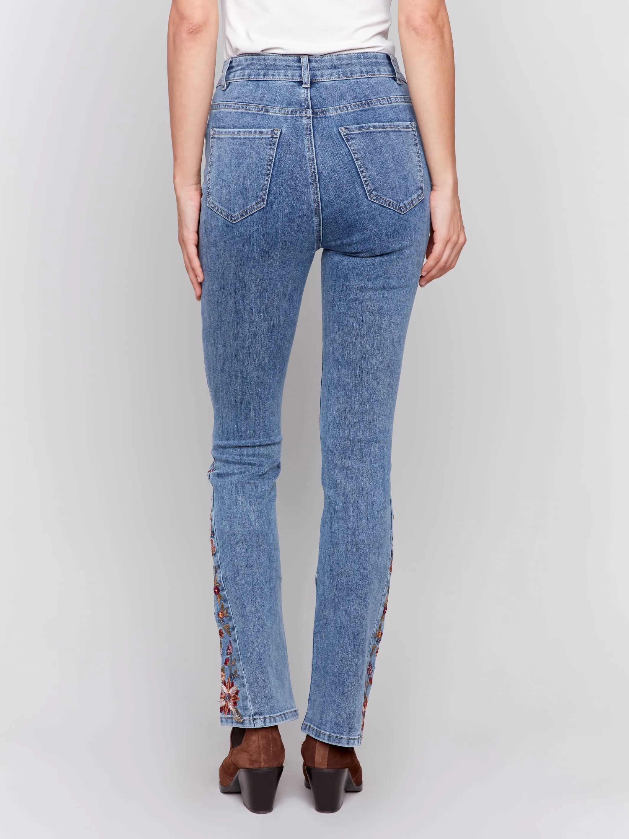Embroidered Flare Pant