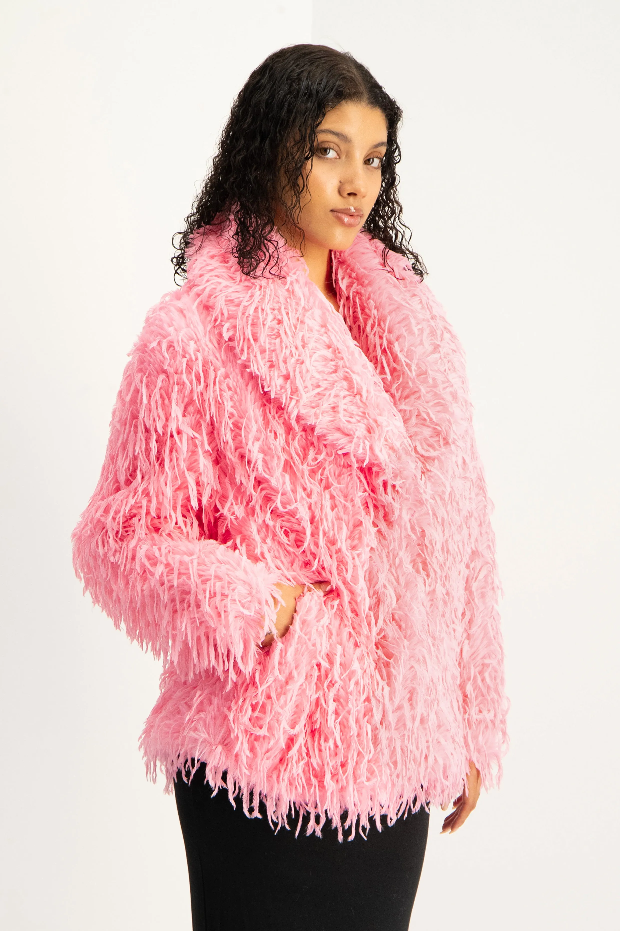 Fancy Faux Fur Coat