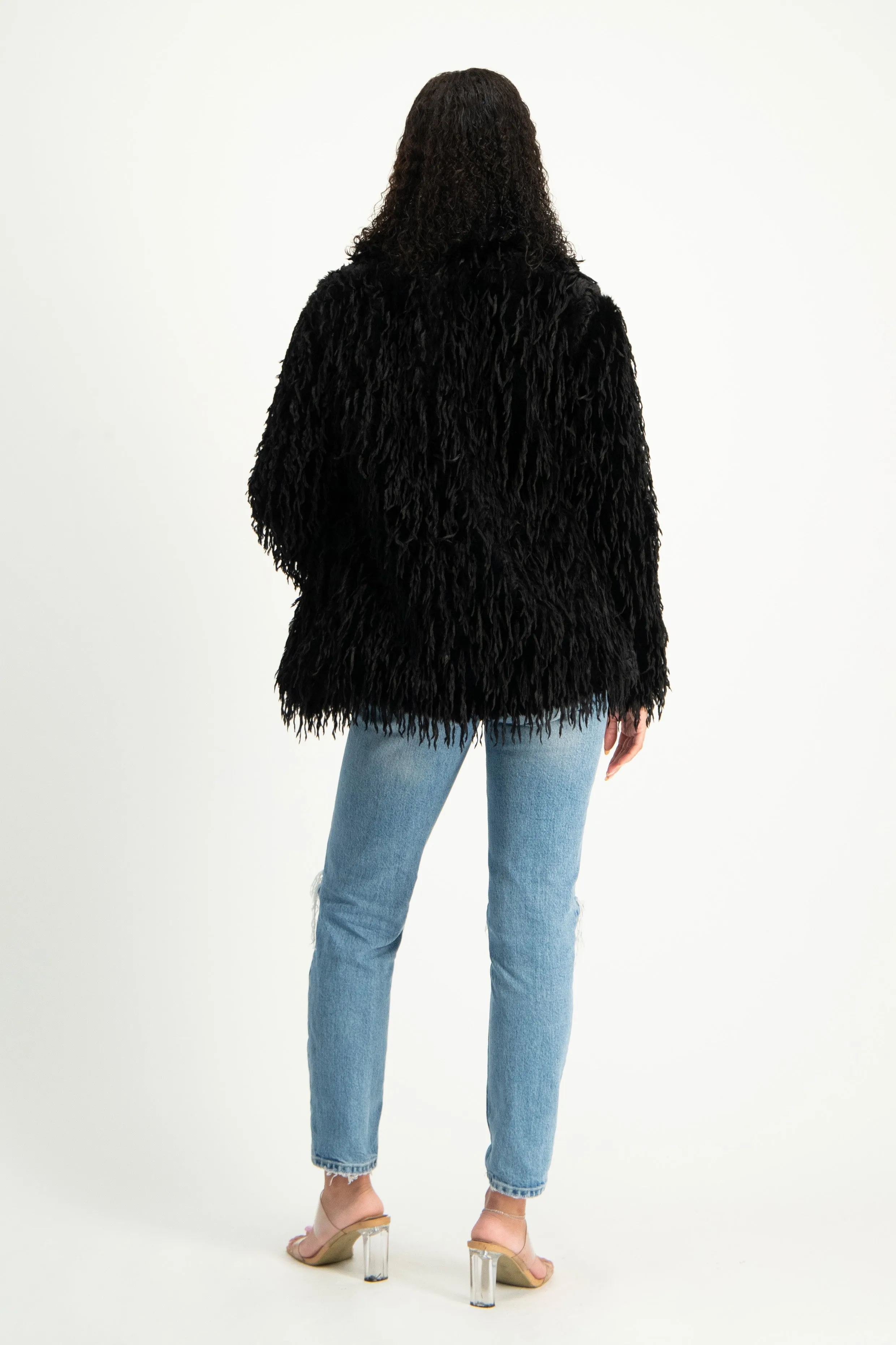 Fancy Faux Fur Coat