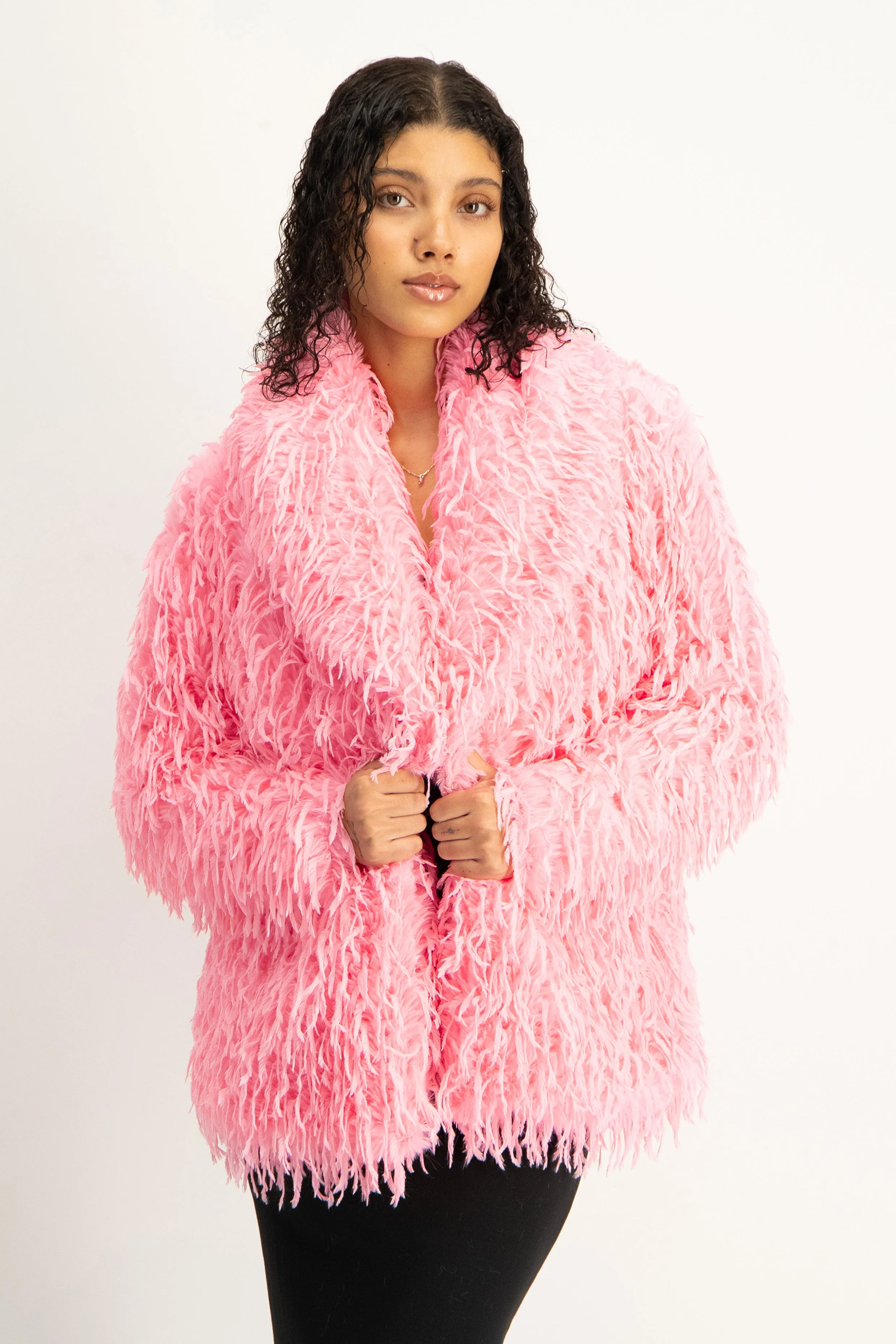 Fancy Faux Fur Coat