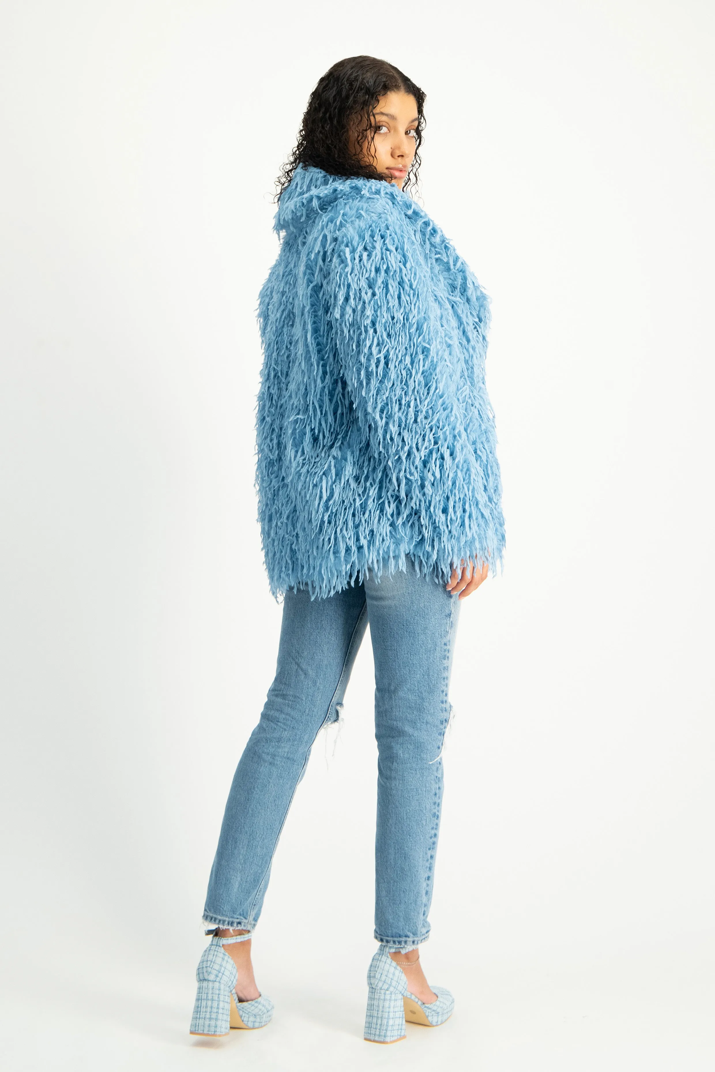 Fancy Faux Fur Coat