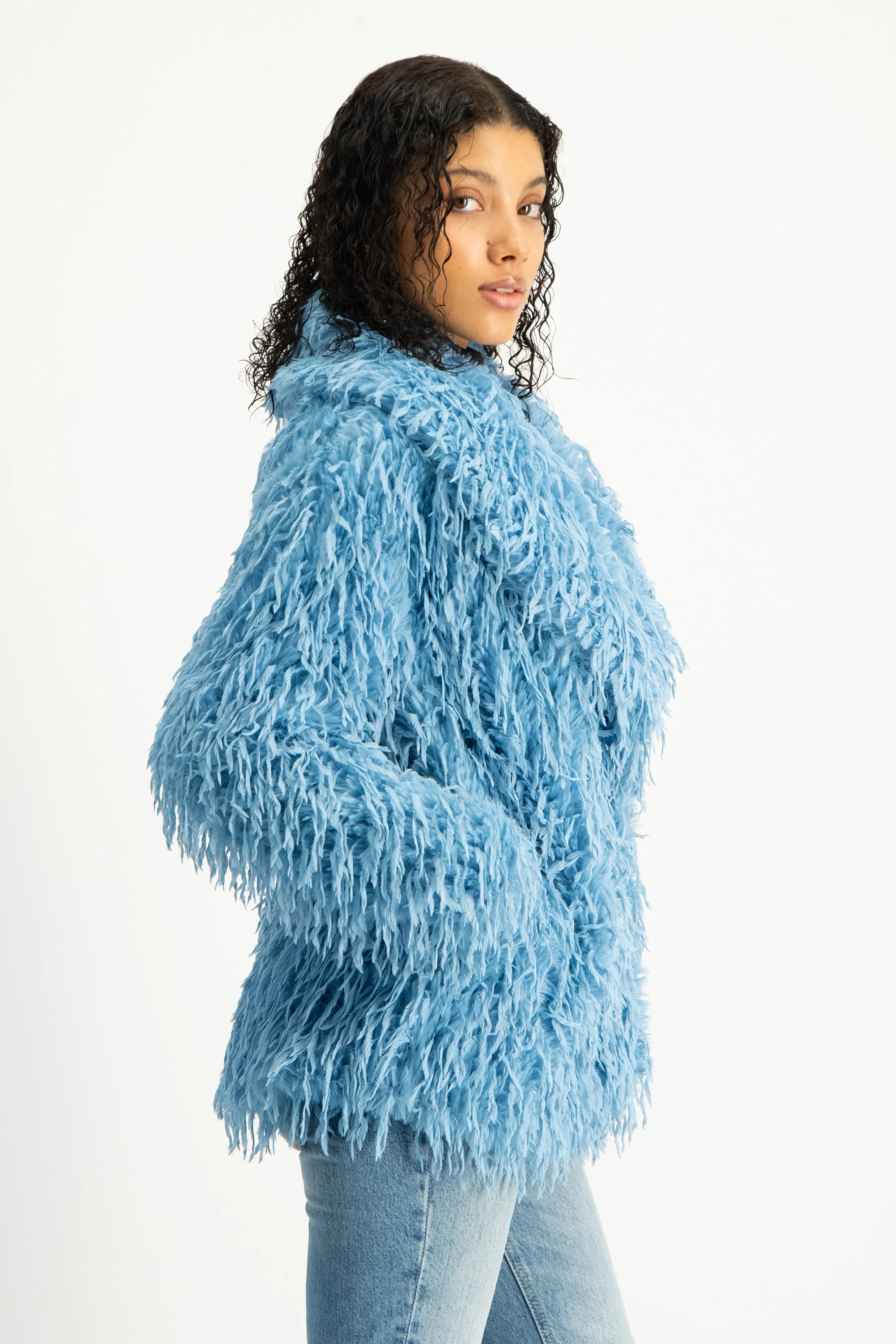 Fancy Faux Fur Coat