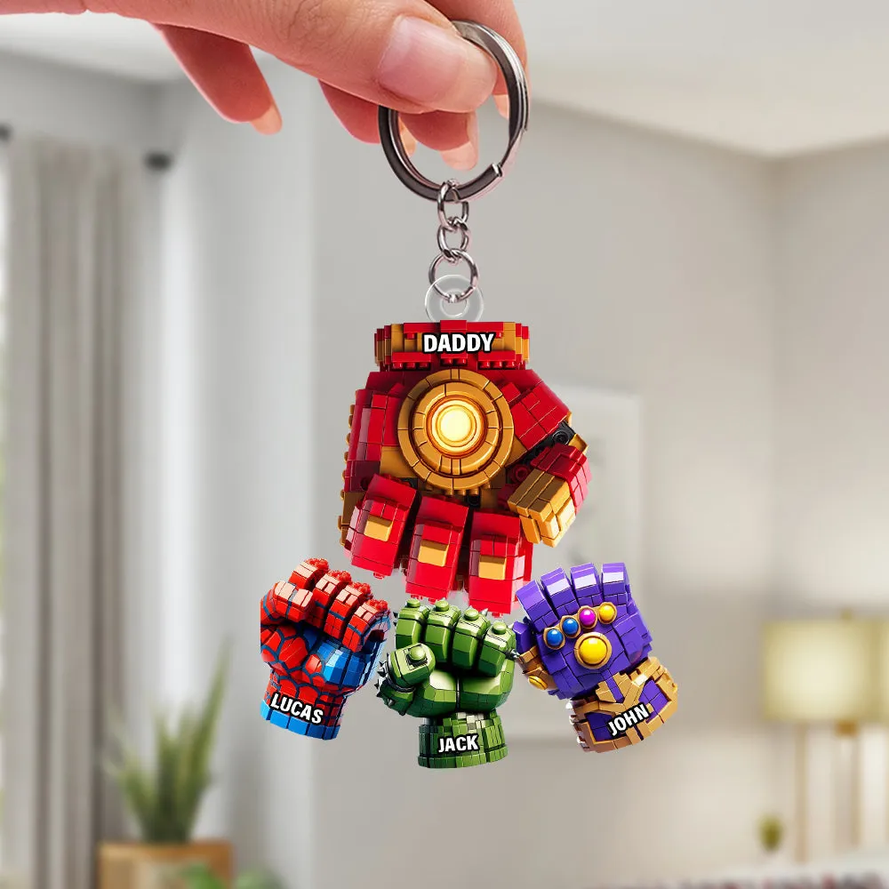 Fist Bump Keychain Personalized Gifts For Dad 01ohtn150525
