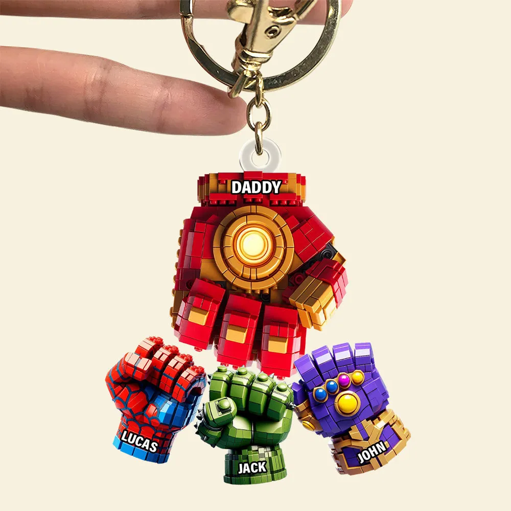 Fist Bump Keychain Personalized Gifts For Dad 01ohtn150525