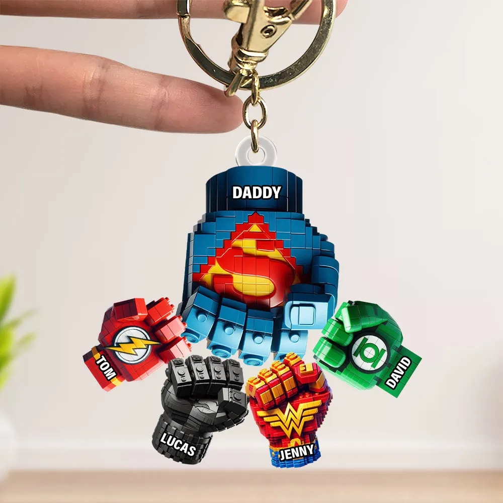 Fist Bump Keychain Personalized Gifts For Dad 01ohtn150525