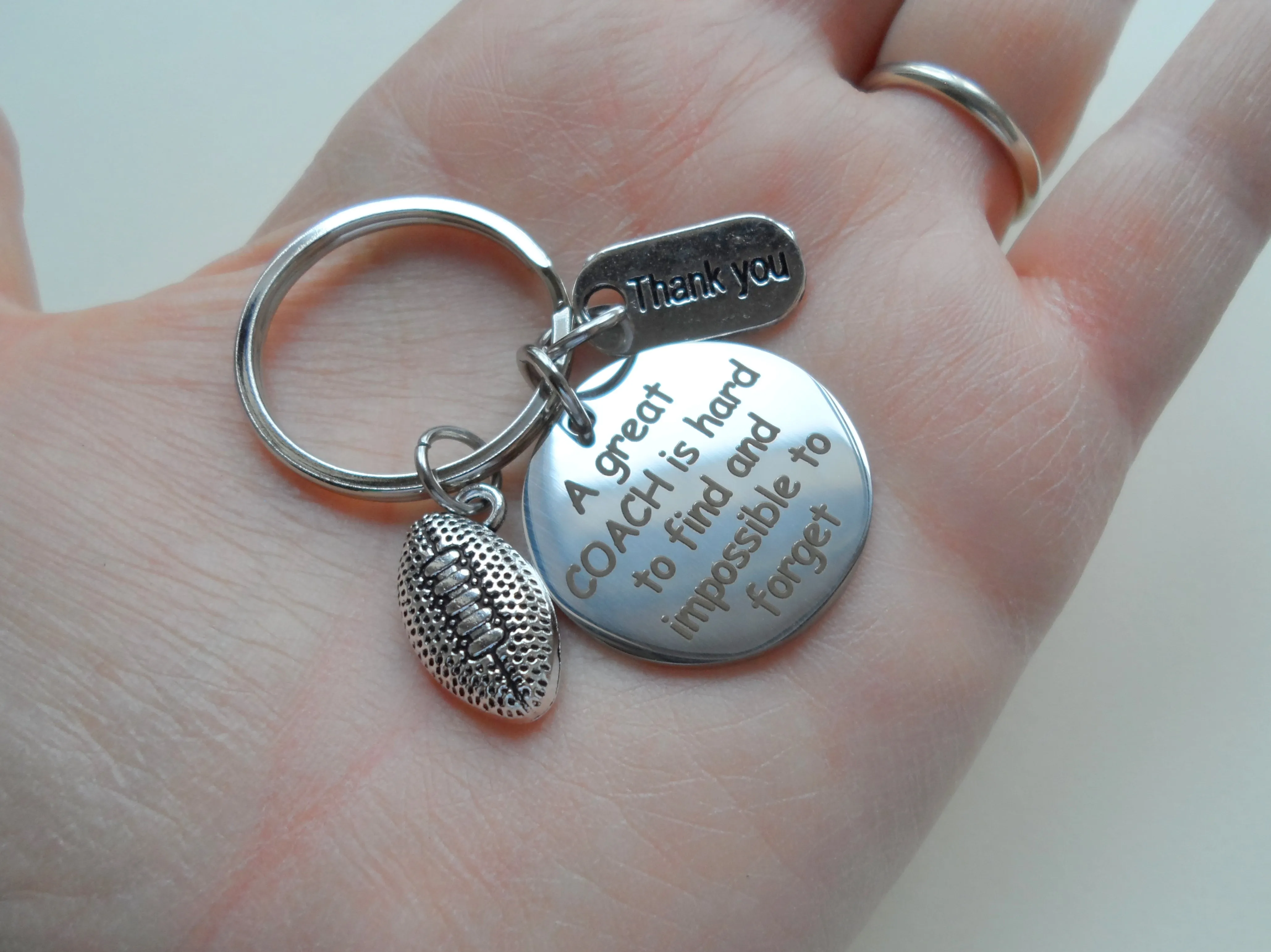 Football Coach Gift, Appreciation Gift - A Great Coach is Impossible to Forget, Personalized Option