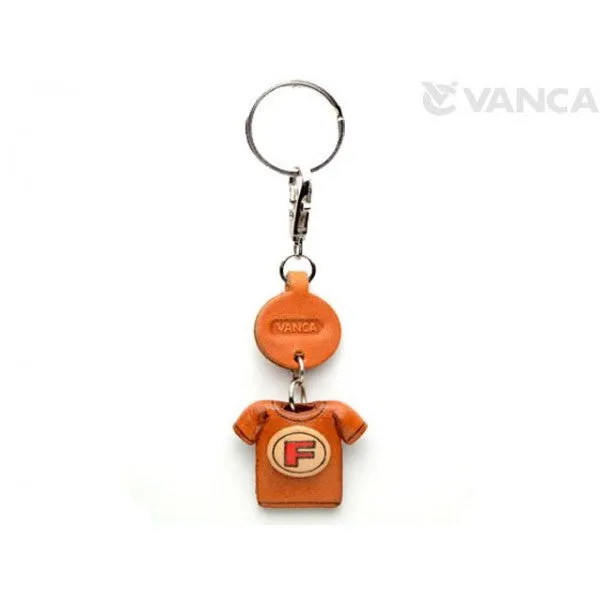 F(Red) Japanese Leather Keychains T-shirt