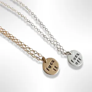 Fuck It Of Fuck Off Circle Charm Lower Case Font