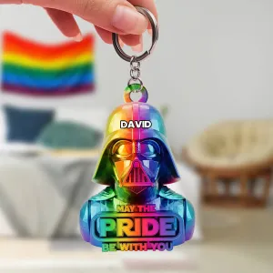 Galaxy LGBT Keychain - Personalized Gifts For LGBT 02natn300525