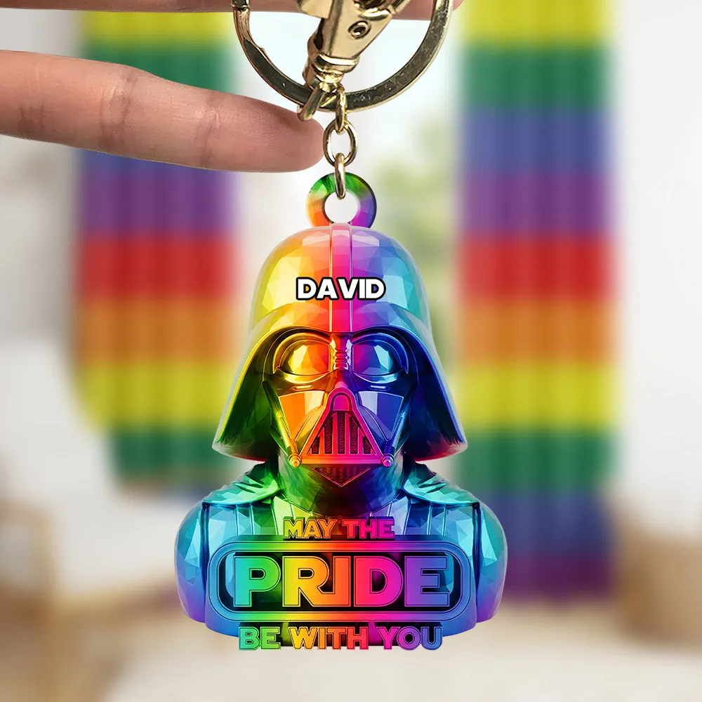 Galaxy LGBT Keychain - Personalized Gifts For LGBT 02natn300525