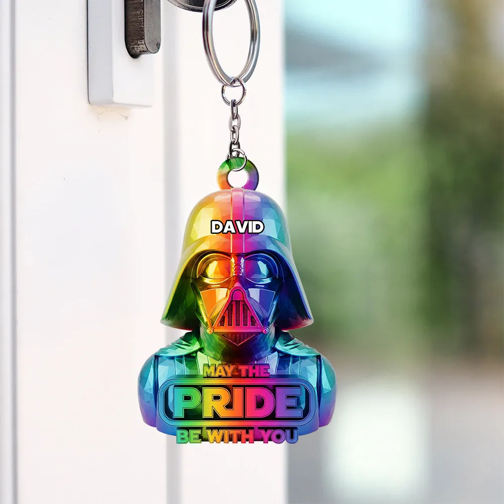 Galaxy LGBT Keychain - Personalized Gifts For LGBT 02natn300525