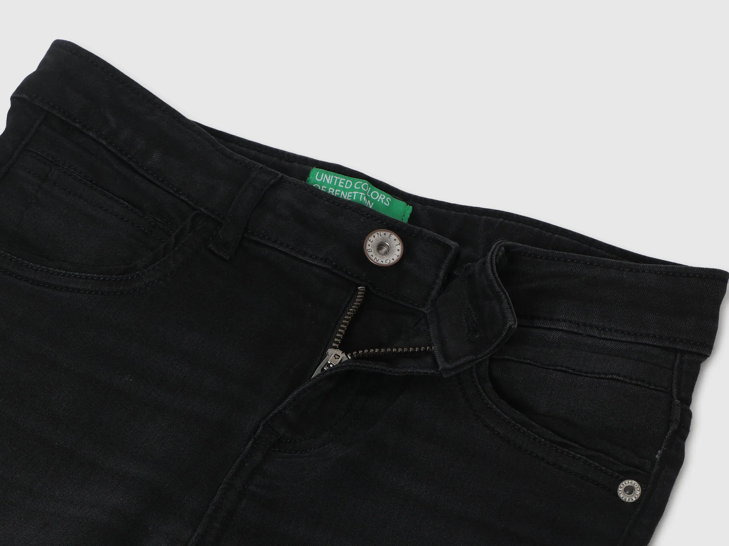 Girls Solid Bootcut Jeans