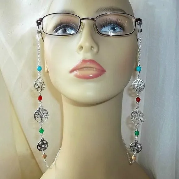 Gothic Glasses Chain Skulls Glasses Chain  Goth Spectacles Chain Eyeglasses