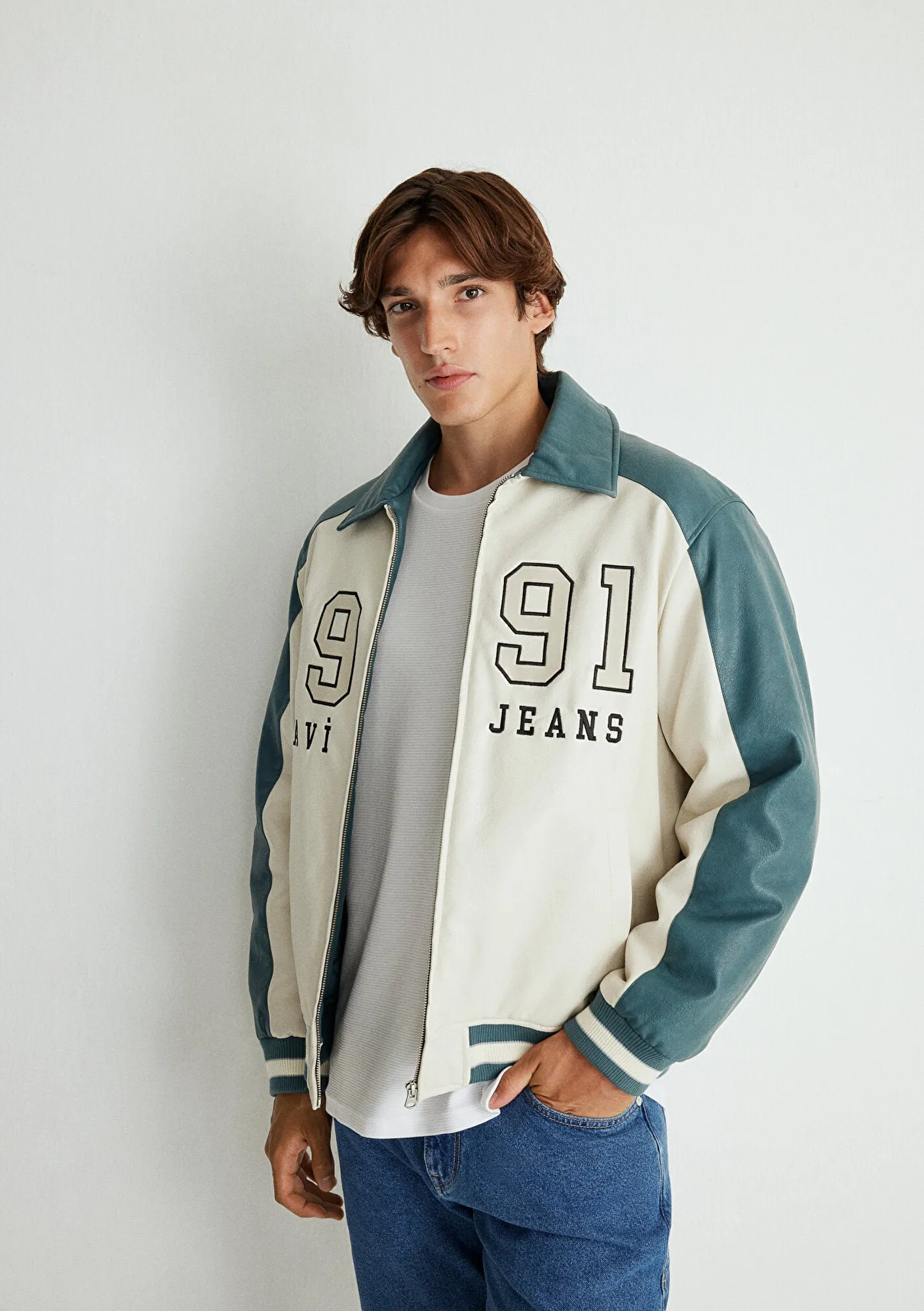 Green Faux Leather Jacket