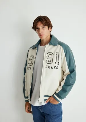 Green Faux Leather Jacket