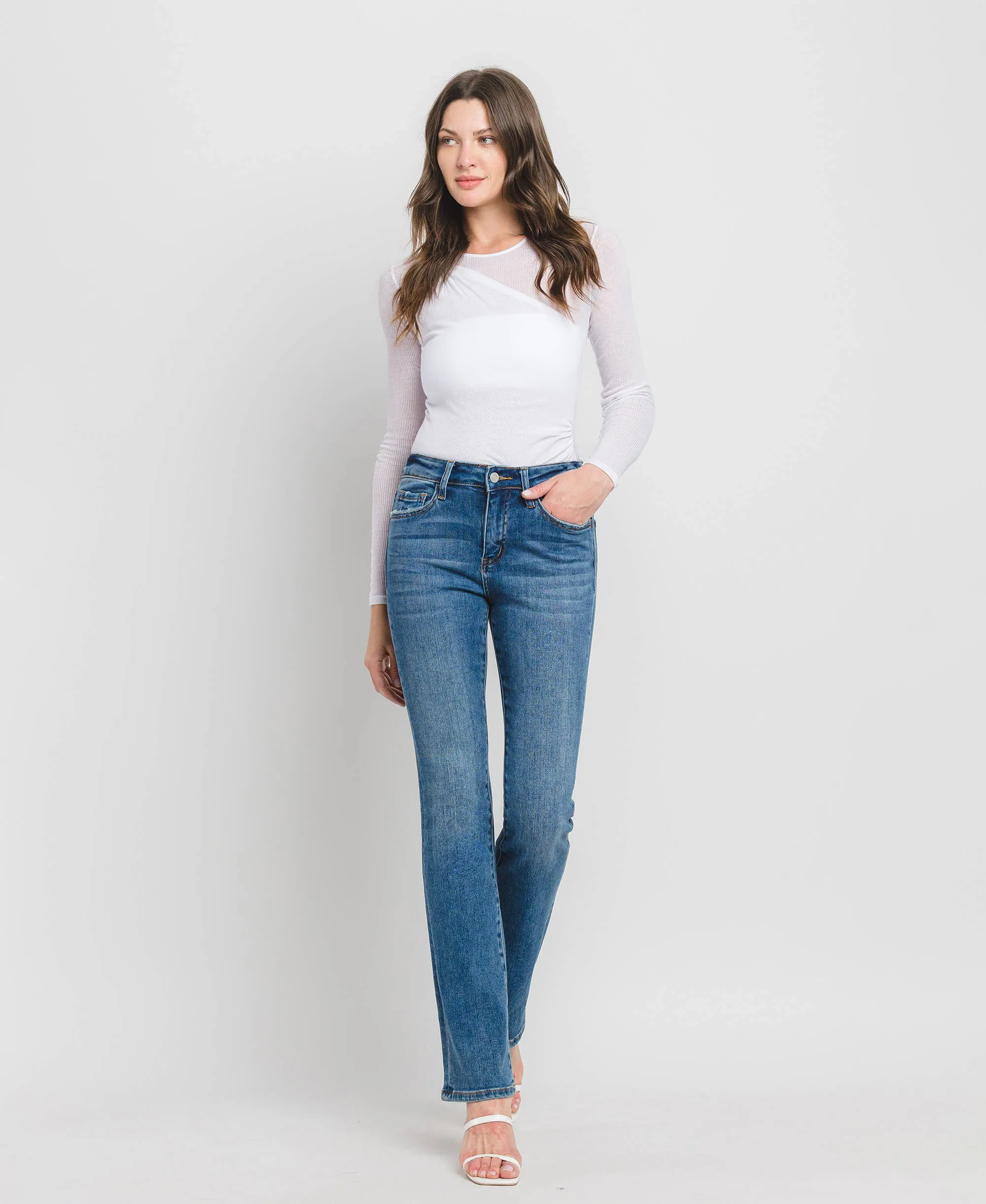 HIGH RISE BOOTCUT JEANS V3205