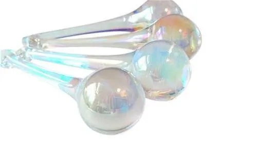 Iridescent AB Raindrop Chandelier Crystals, Pack of 5