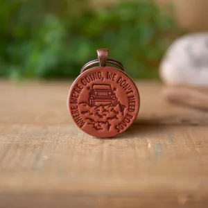 Jeep We Don't Need Roads Keychain