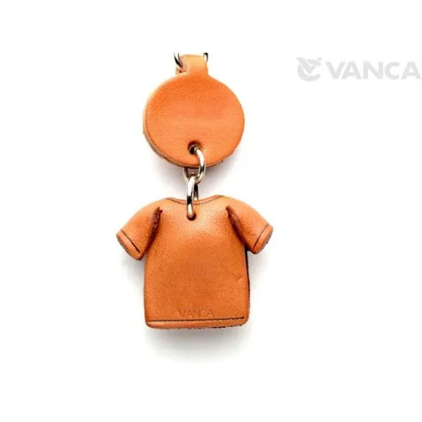 J(Red) Japanese Leather Keychains T-shirt