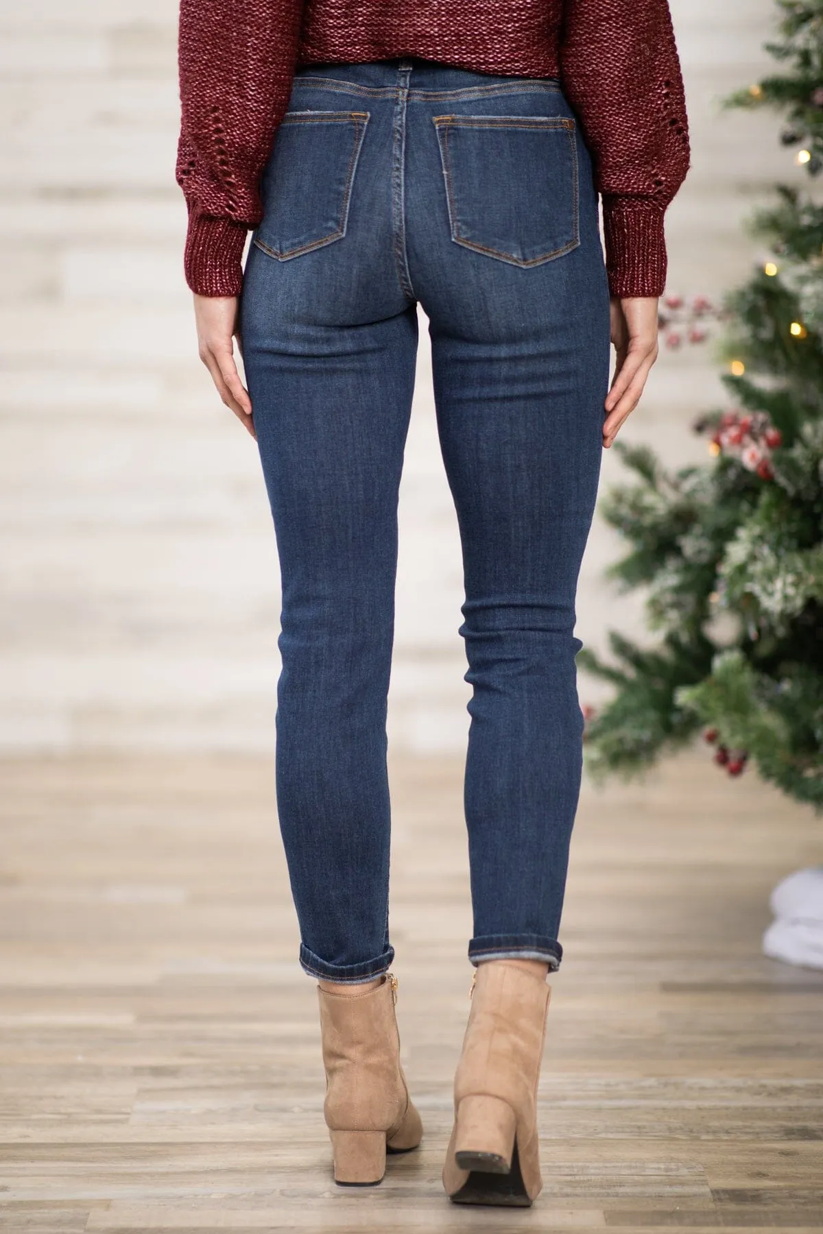 Judy Blue Dark Wash Relaxed Fit Jeans