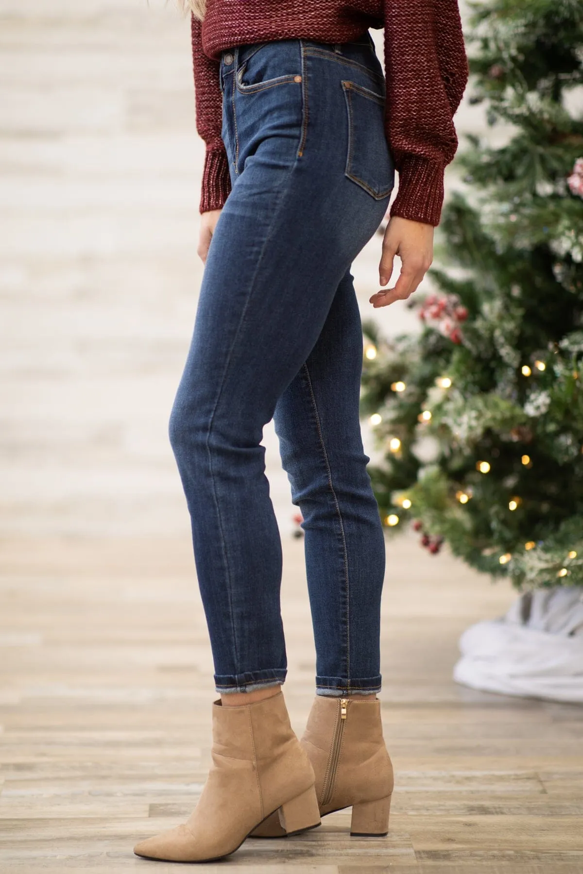 Judy Blue Dark Wash Relaxed Fit Jeans