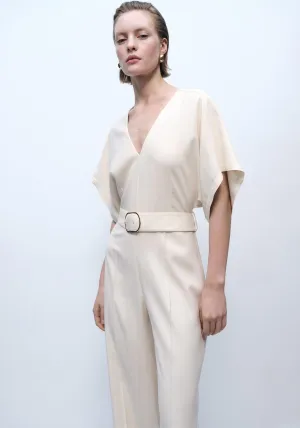 Jumpsuit - Light Beige