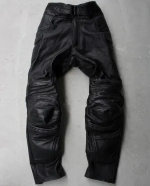 KADOYA K’s Leather 00s Goatskin Padded Motorcycle Pants