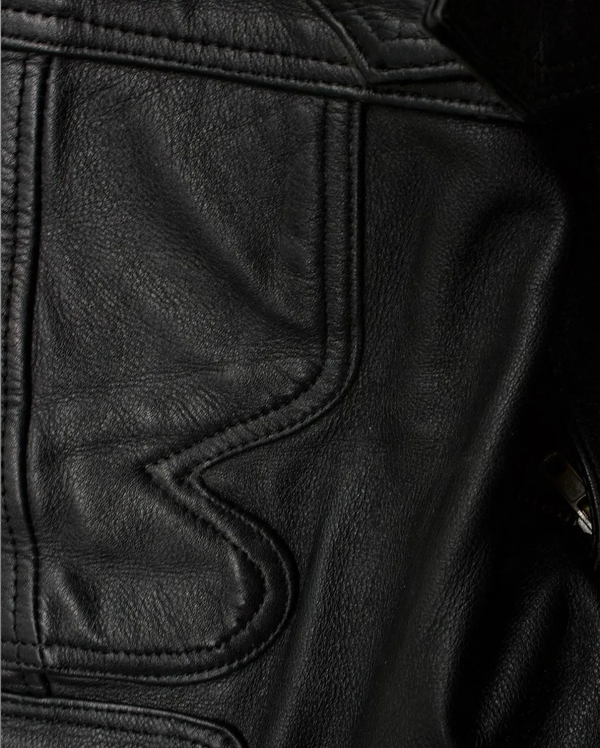 KADOYA K’s Leather 00s Goatskin Padded Motorcycle Pants