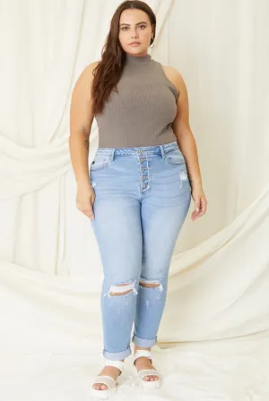Kancan plus relaxed fit jeans