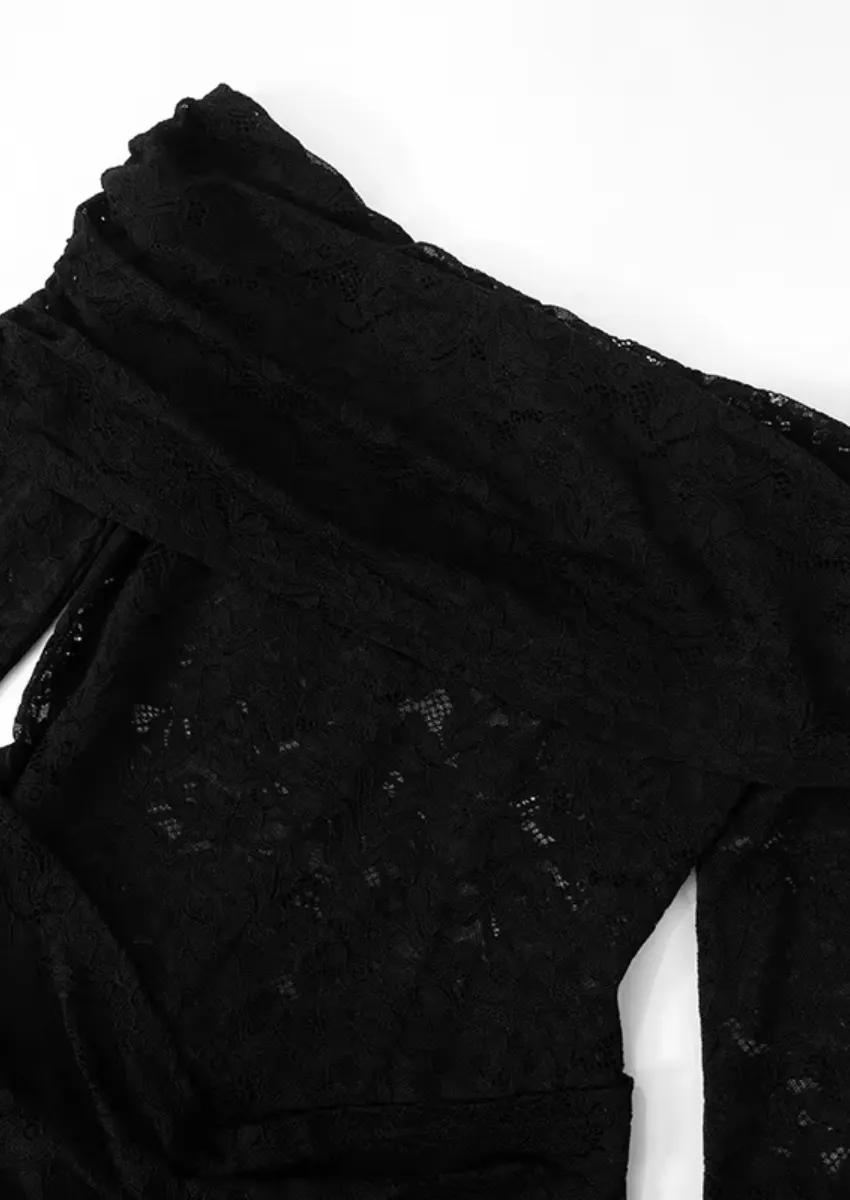 Kat Black Lace Jumpsuit