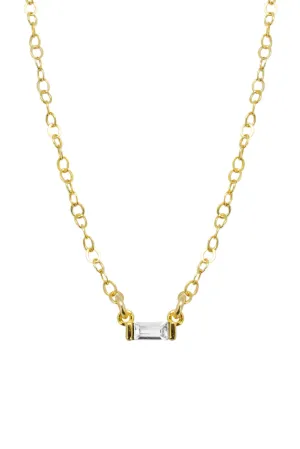 Katie Dean Jewelry Baguette Necklace