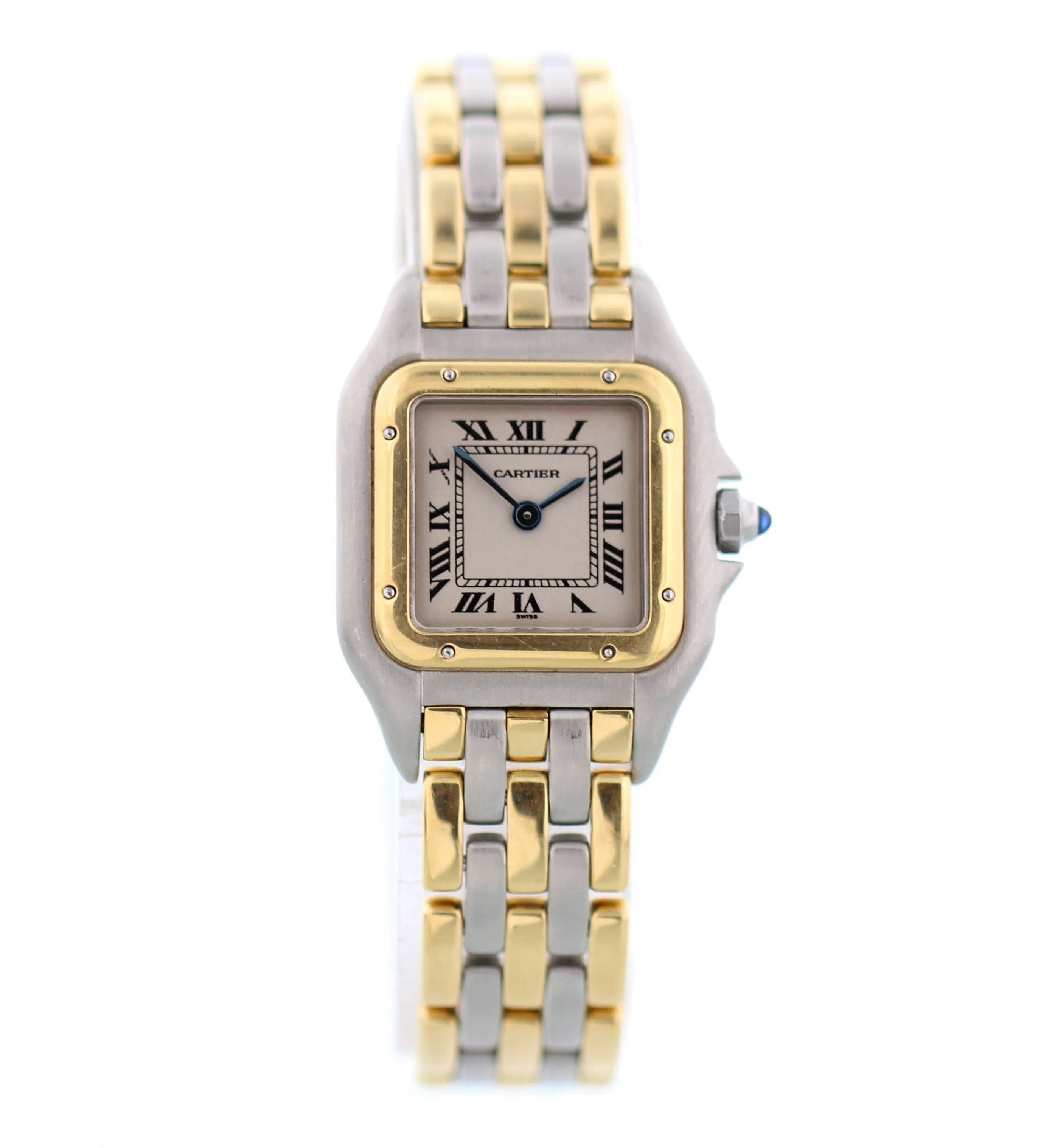 Ladies Cartier Panthere Three Row 18K YG/SS 166921