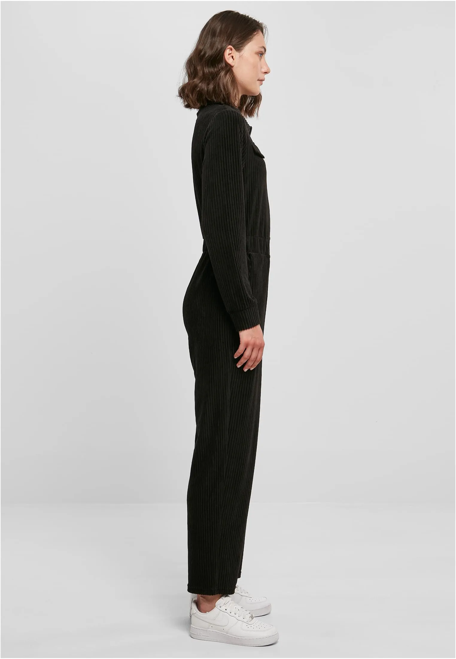 Ladies Velvet Rib Boiler Suit