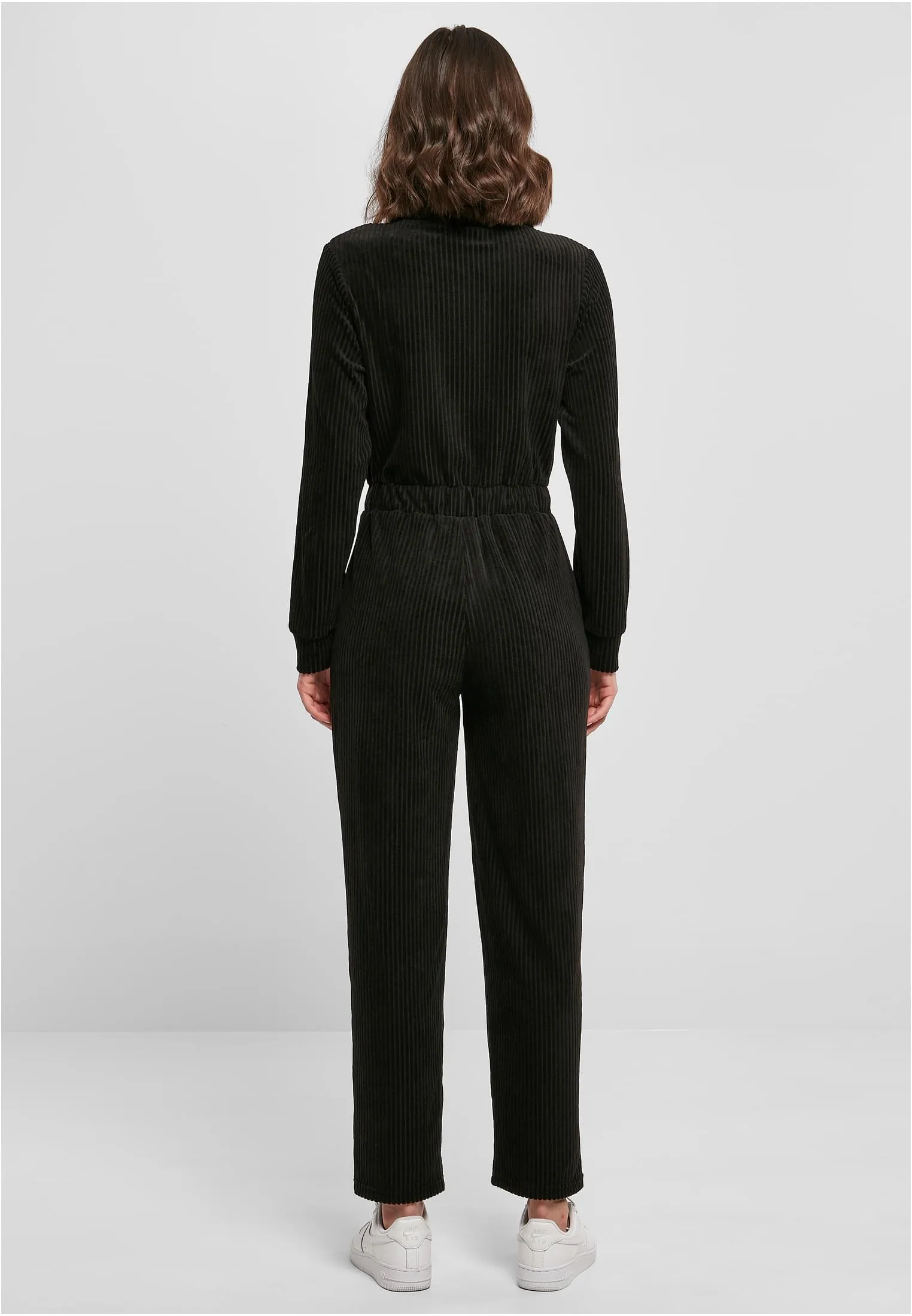 Ladies Velvet Rib Boiler Suit