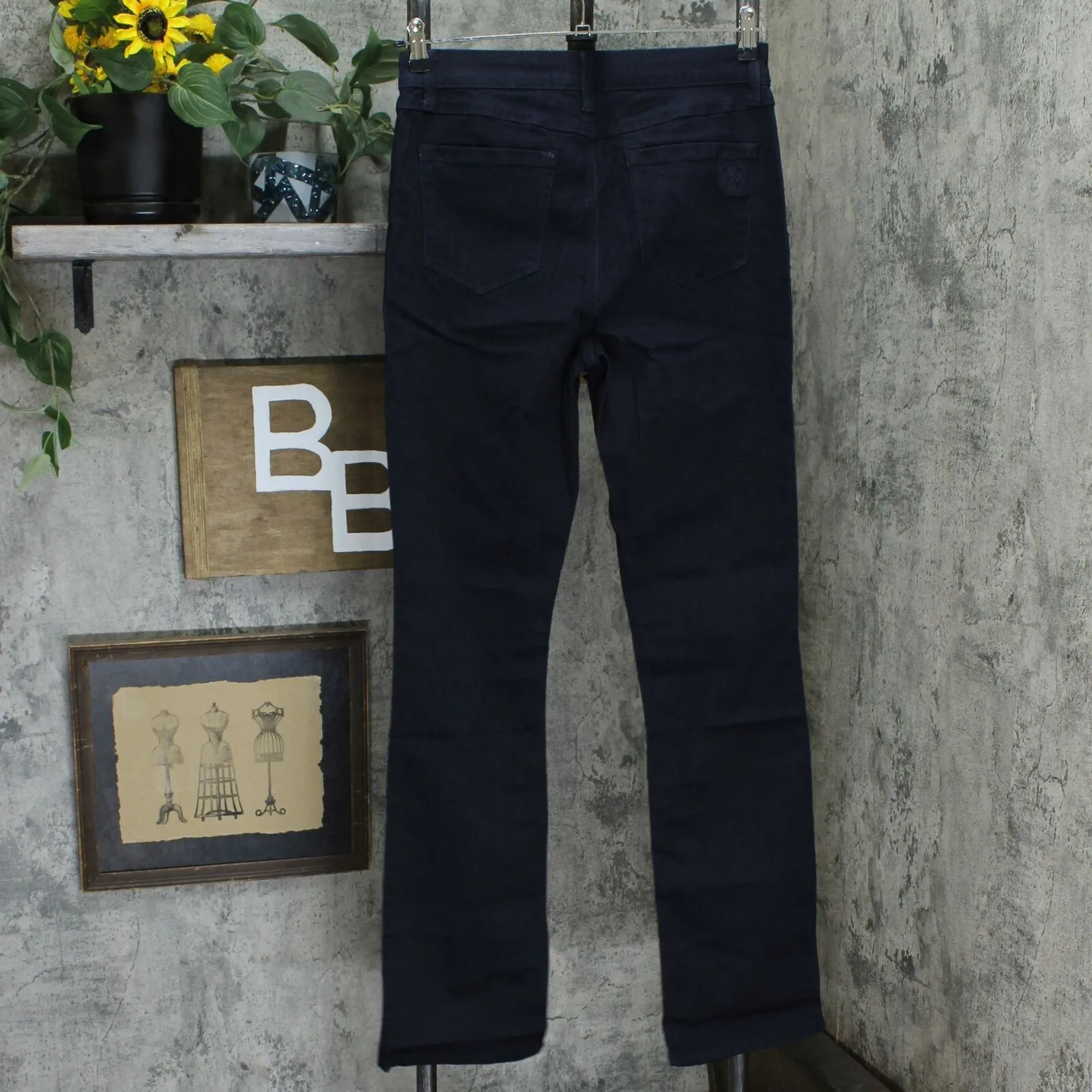 Laurie Felt Women's Tall Silky Denim Pull On Baby Bell Jeans