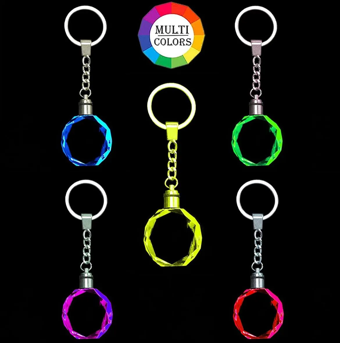 LED Personalized Keychain