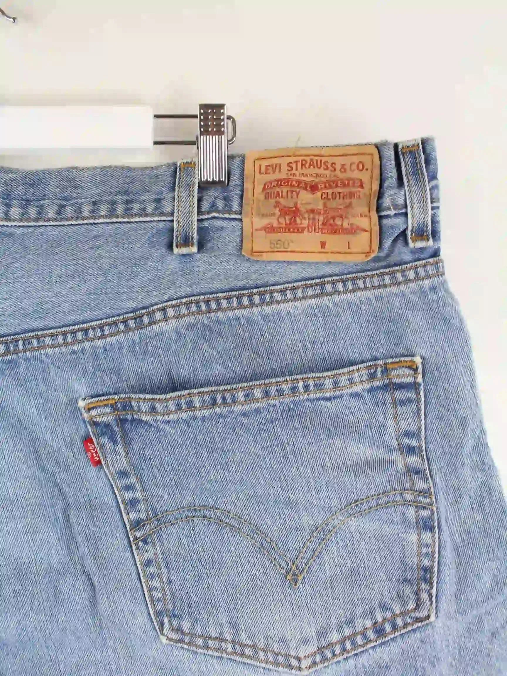 Levi's 550 Relaxed Fit Jeans Blau W46 L32