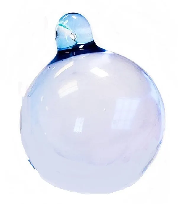 Light Blue Smooth Ball Chandelier Crystals