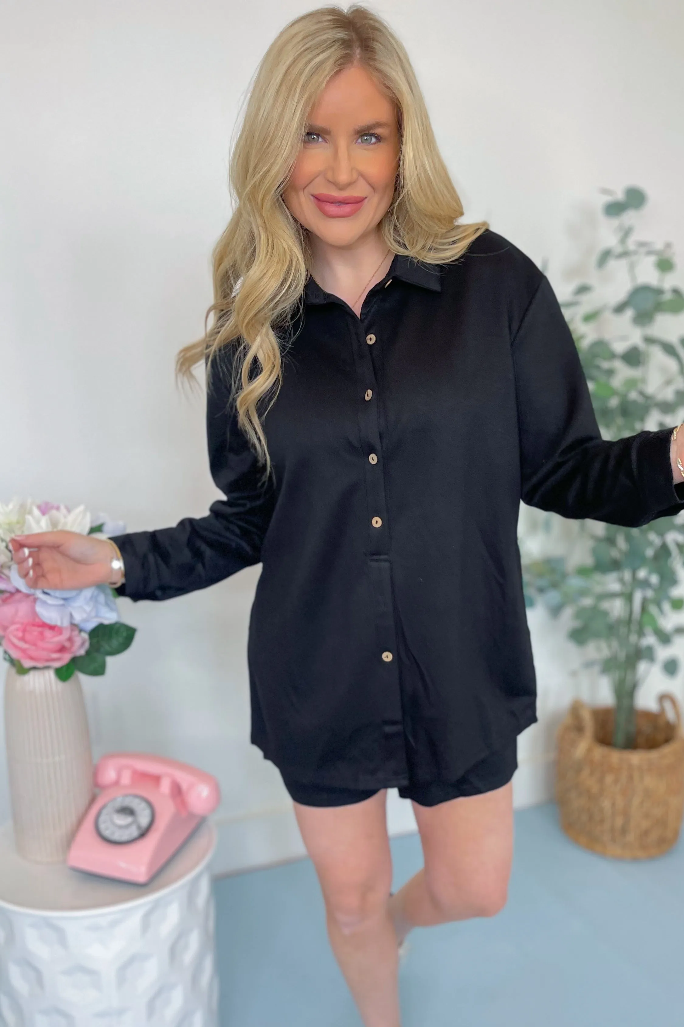 Lindsey Button Down Romper *FINAL SALE*