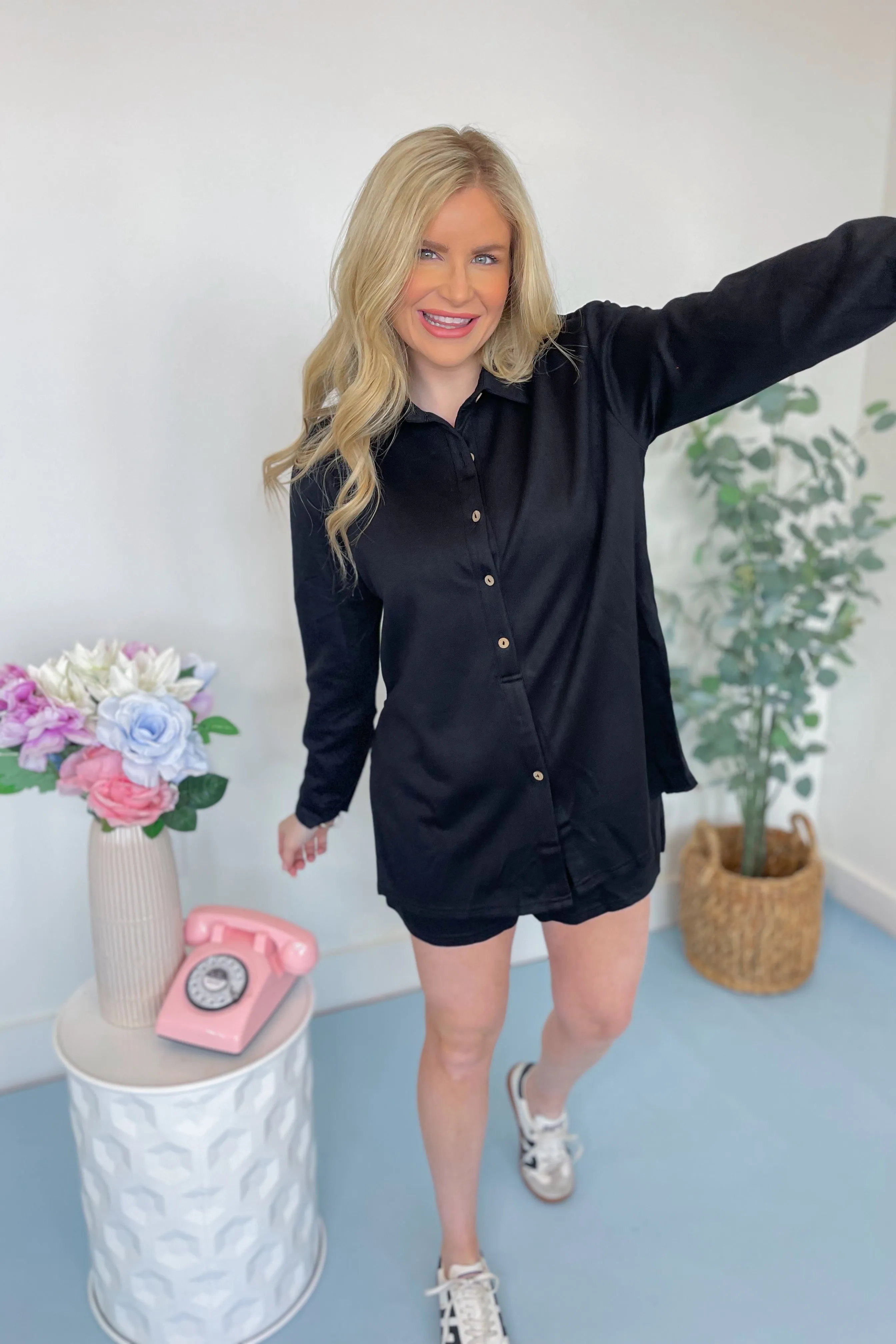 Lindsey Button Down Romper *FINAL SALE*