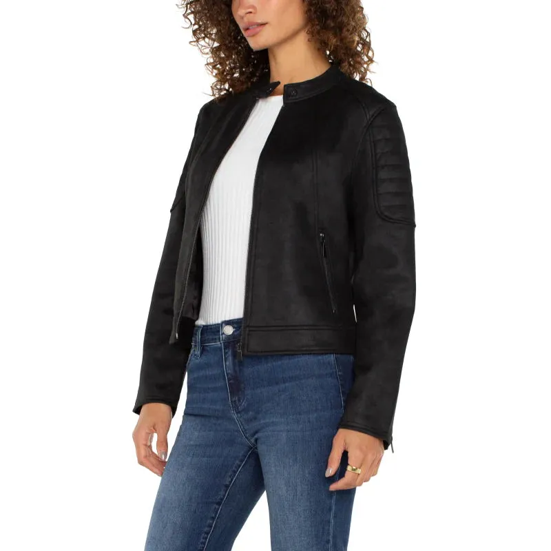 Liverpool Biker Jacket - Black