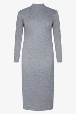 Long Sleeve Bodycon Dress Grey